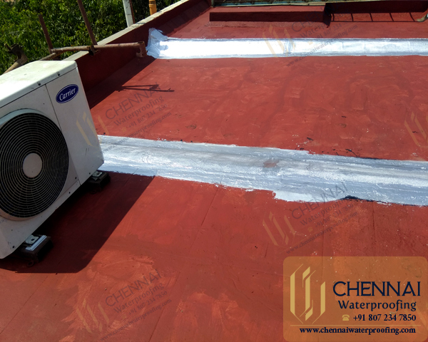 Building Terrace Waterproofing - Terrace Expand Joint Bitumen Waterproofing, C P Aqua Culture, Redhills, Chennai