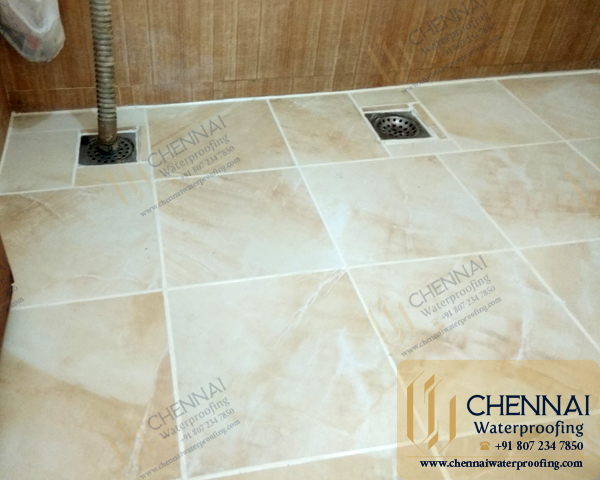 Bathroom Waterproofing Services - Bathroom Tile Joint Epoxy Waterproofing Services, Urapakkam, Chennai.